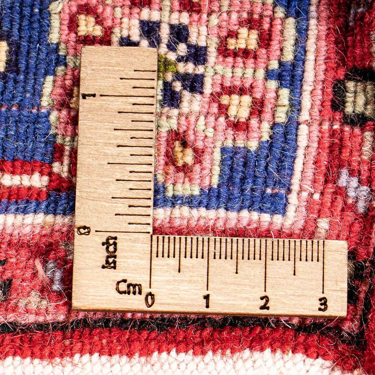 Tapis persan - Bidjar carré  - 85 x 80 cm - rouge