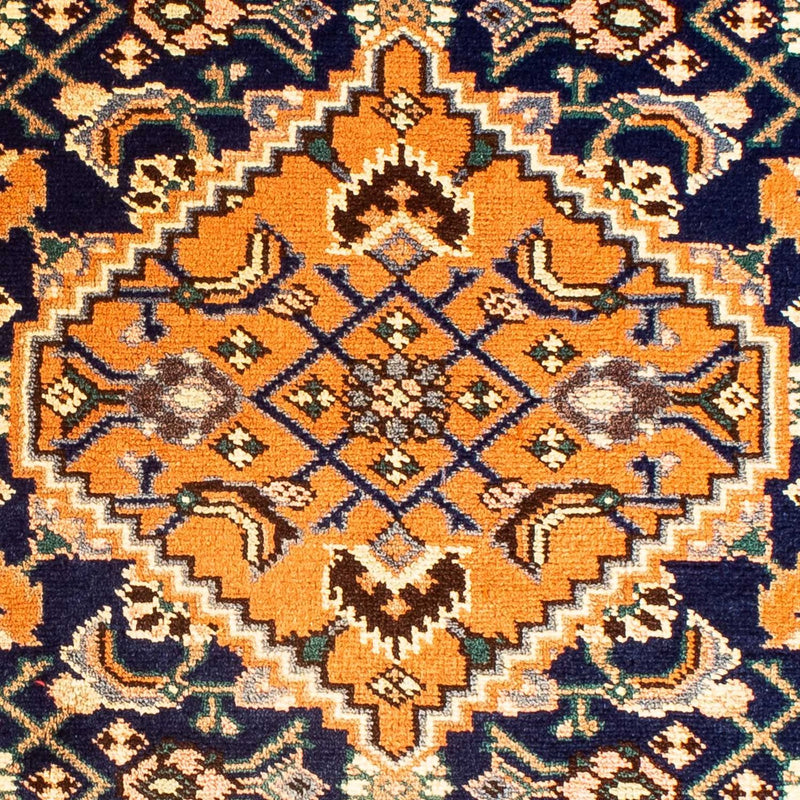 Tapis persan - Nomadic - 119 x 70 cm - bleu foncé