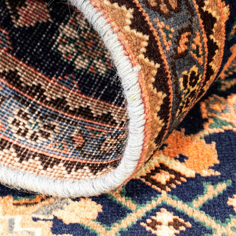 Tapis persan - Nomadic - 119 x 70 cm - bleu foncé