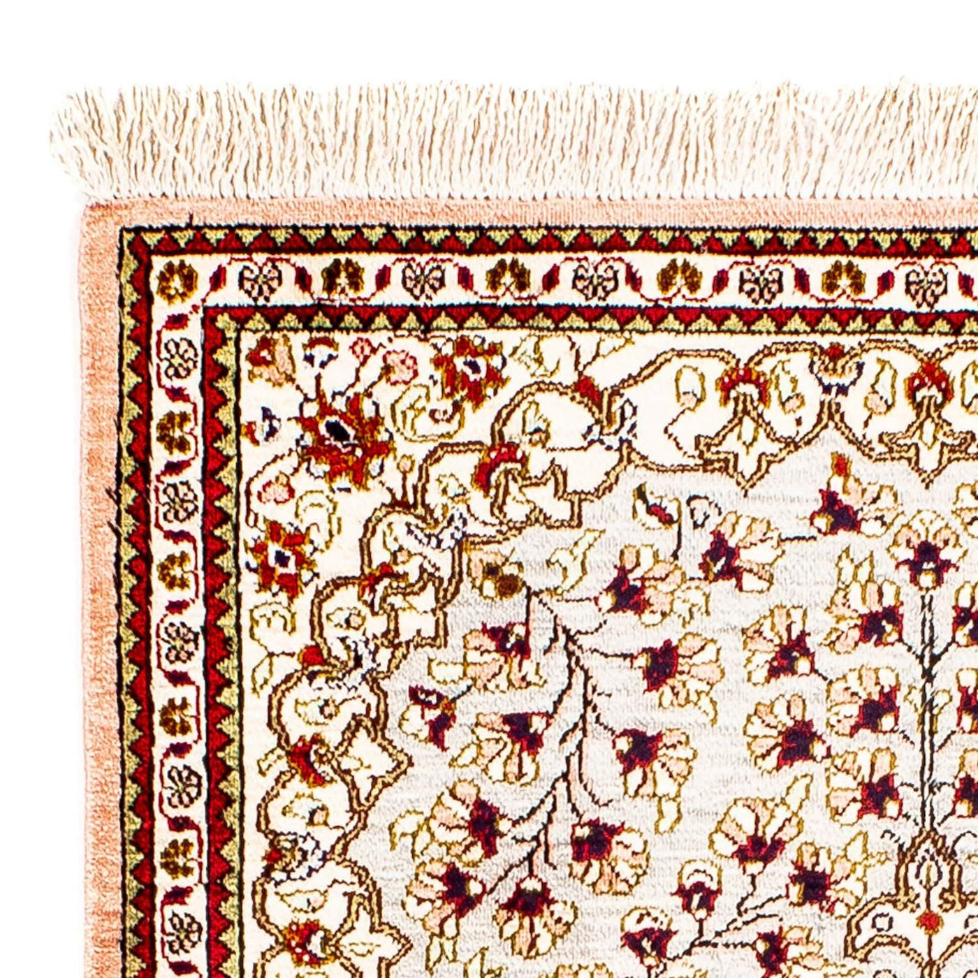 Tapis de Qom en soie Tapis 80x59cm - Tapis persan