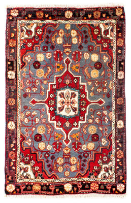 Tapis persan - Classique - 95 x 60 cm - rouge foncé