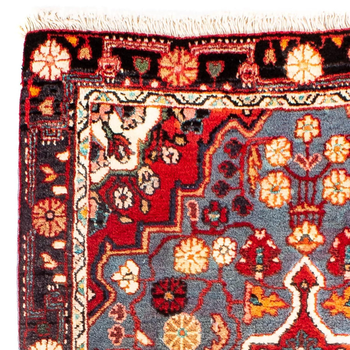 Tapis persan - Classique - 95 x 60 cm - rouge foncé