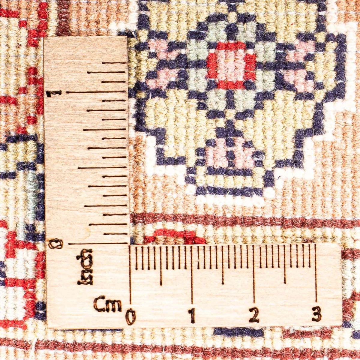 Tapis en soie - Soie du Cachemire - 98 x 60 cm - beige