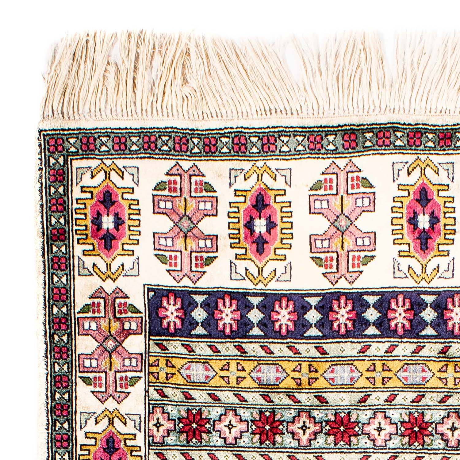 Tapis de couloir Tapis en soie - Kayseri - 156 x 76 cm - multicolore