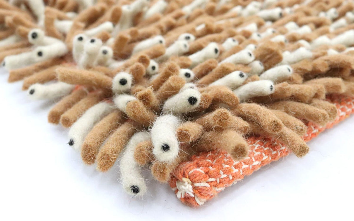 Tapis de couloir Tapis à poils longs - 188 x 101 cm - multicolore