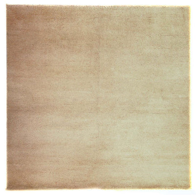 Tapis Gabbeh - Indus carré  - 170 x 170 cm - beige clair