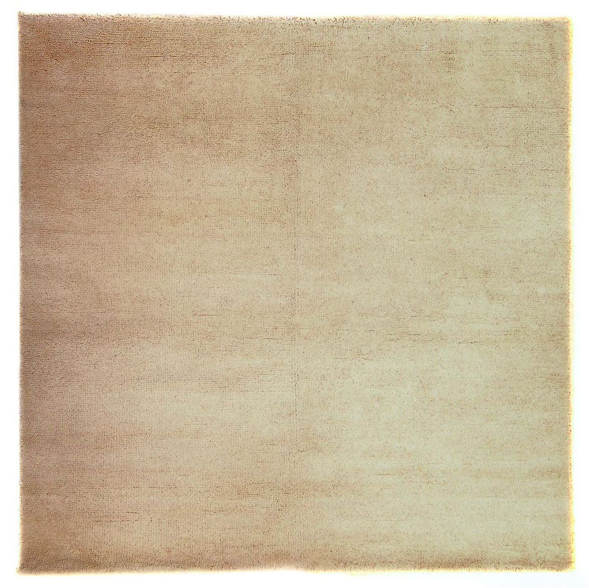 Tapis Gabbeh - Indus carré  - 170 x 170 cm - beige clair