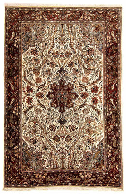 Tapis oriental - Indus - 205 x 130 cm - beige