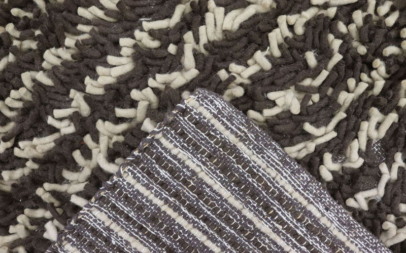 Tapis à poils longs - 200 x 124 cm - multicolore