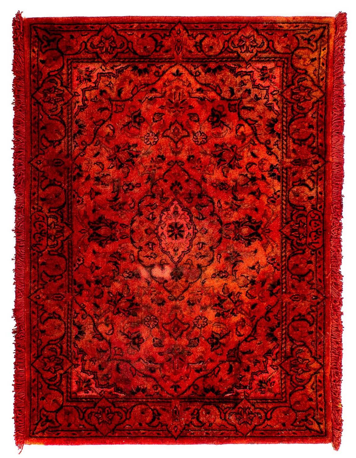 Tapis persan - Keshan - 98 x 70 cm - rouge foncé