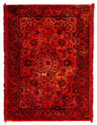 Tapis persan - Keshan - 98 x 70 cm - rouge foncé