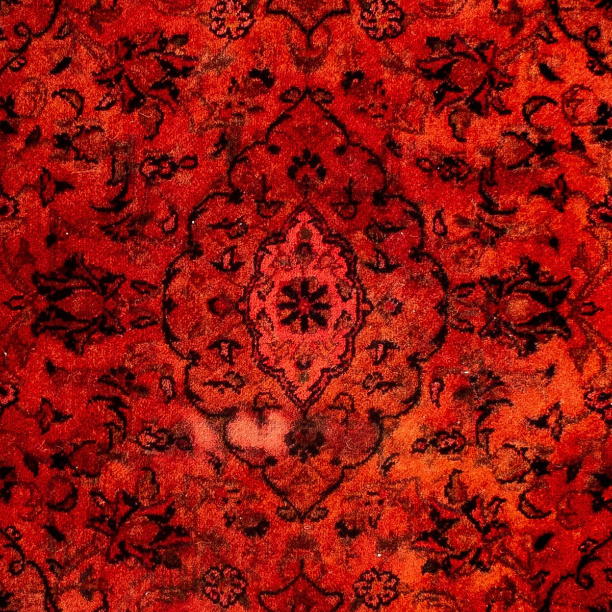 Tapis persan - Keshan - 98 x 70 cm - rouge foncé