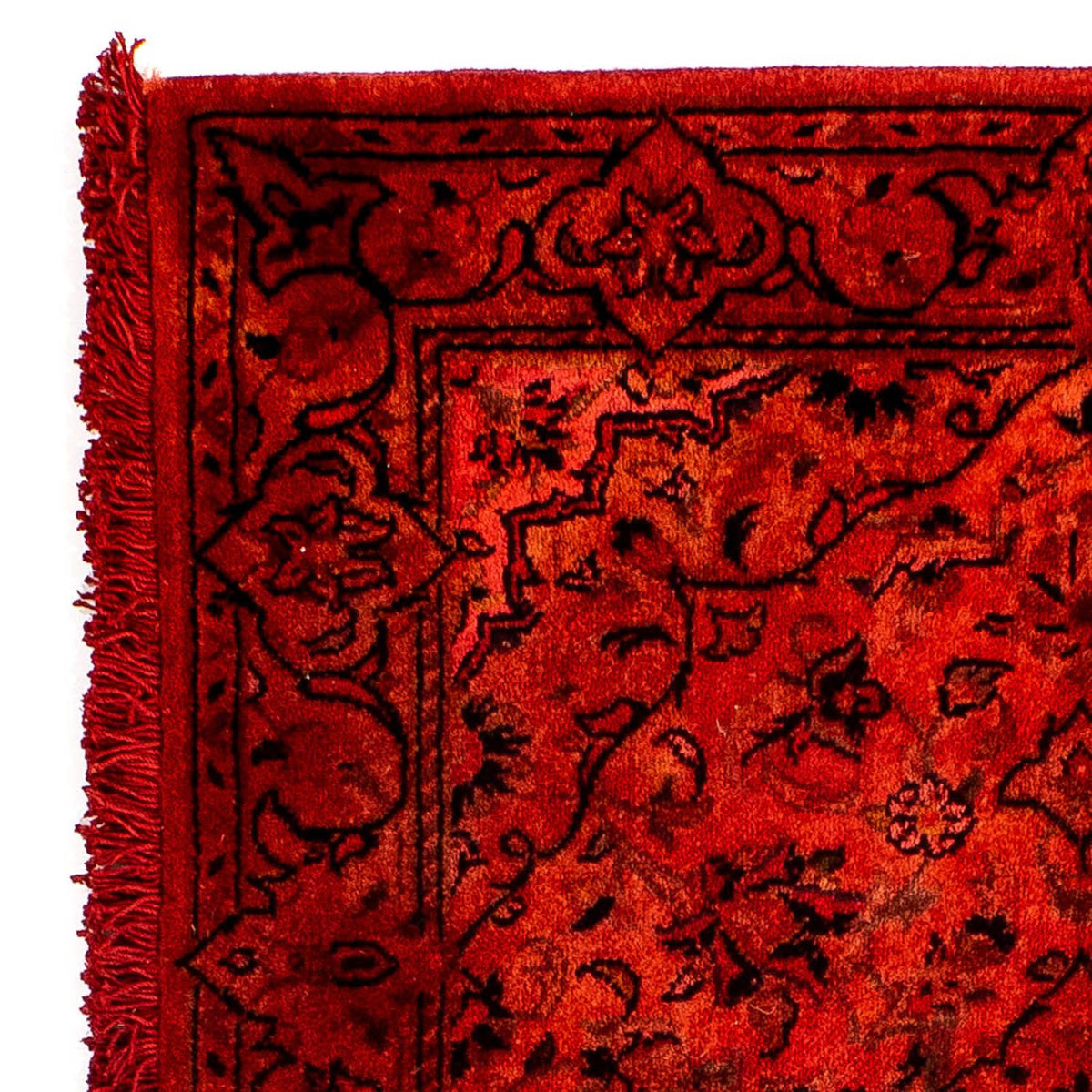 Tapis persan - Keshan - 98 x 70 cm - rouge foncé