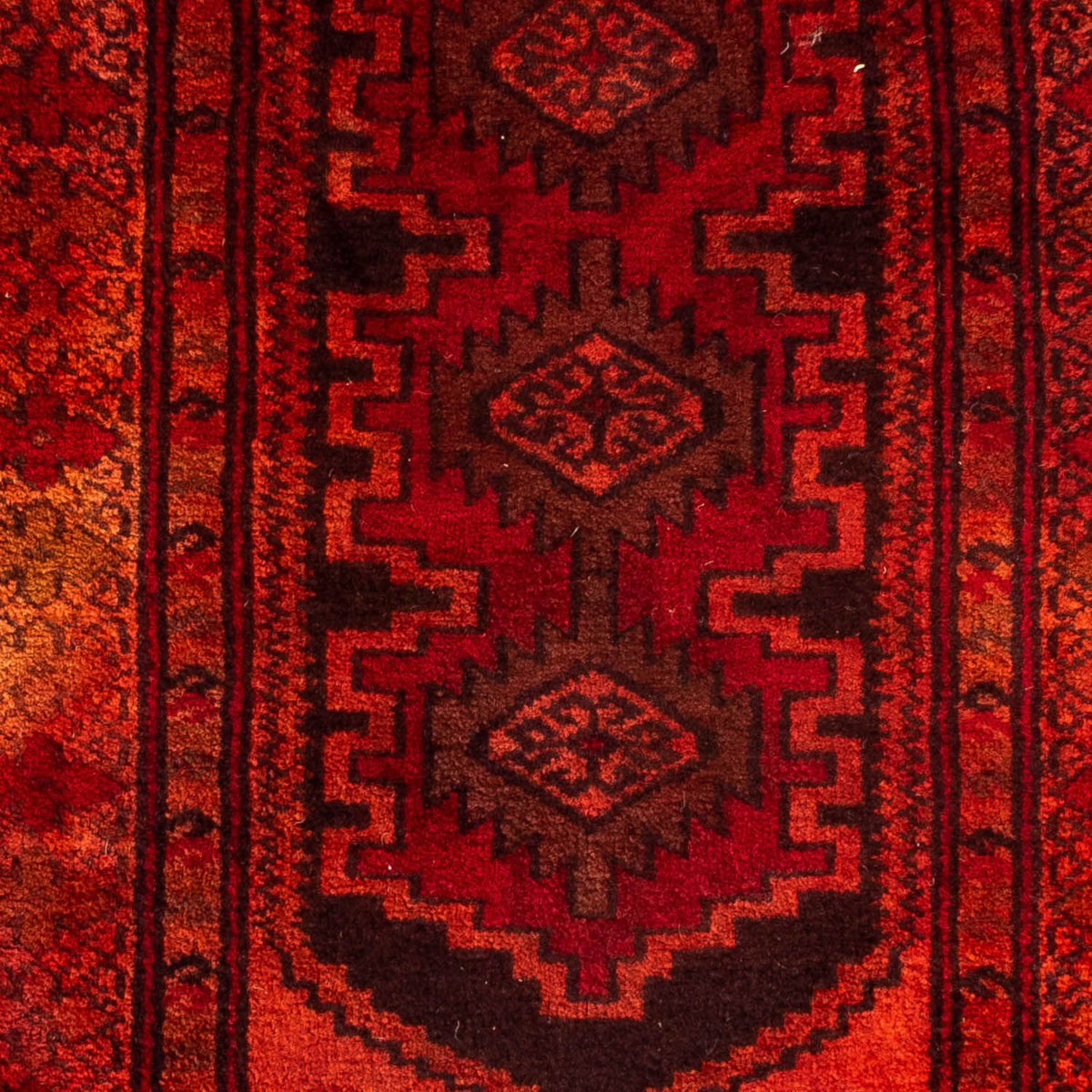 Tapis persan - Nomadic - 103 x 70 cm - rouge foncé