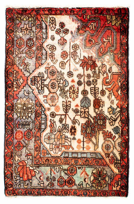 Tapis persan - Nomadic - 131 x 88 cm - beige