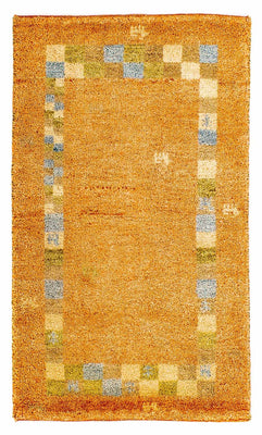 Tapis Gabbeh - Indus - 110 x 65 cm - or