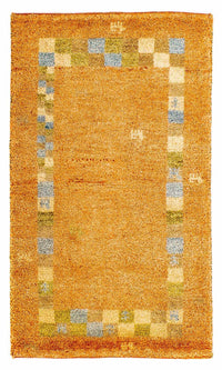 Tapis Gabbeh - Indus - 110 x 65 cm - or