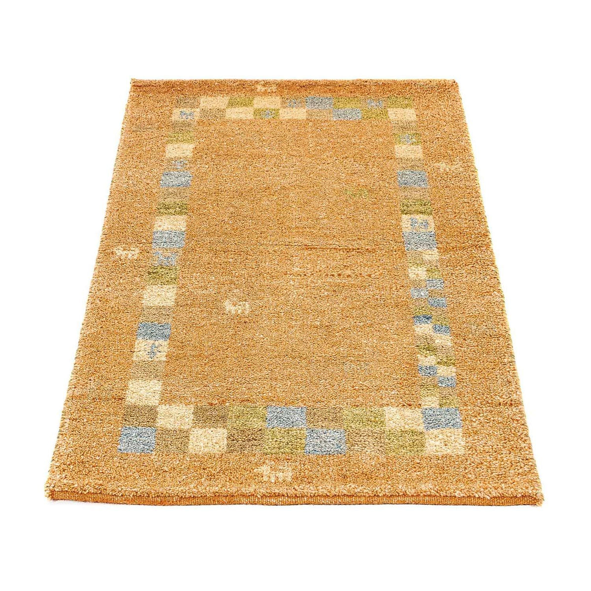 Tapis Gabbeh - Indus - 110 x 65 cm - or