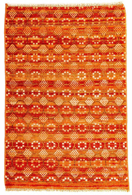 Tapis design - 92 x 62 cm - orange