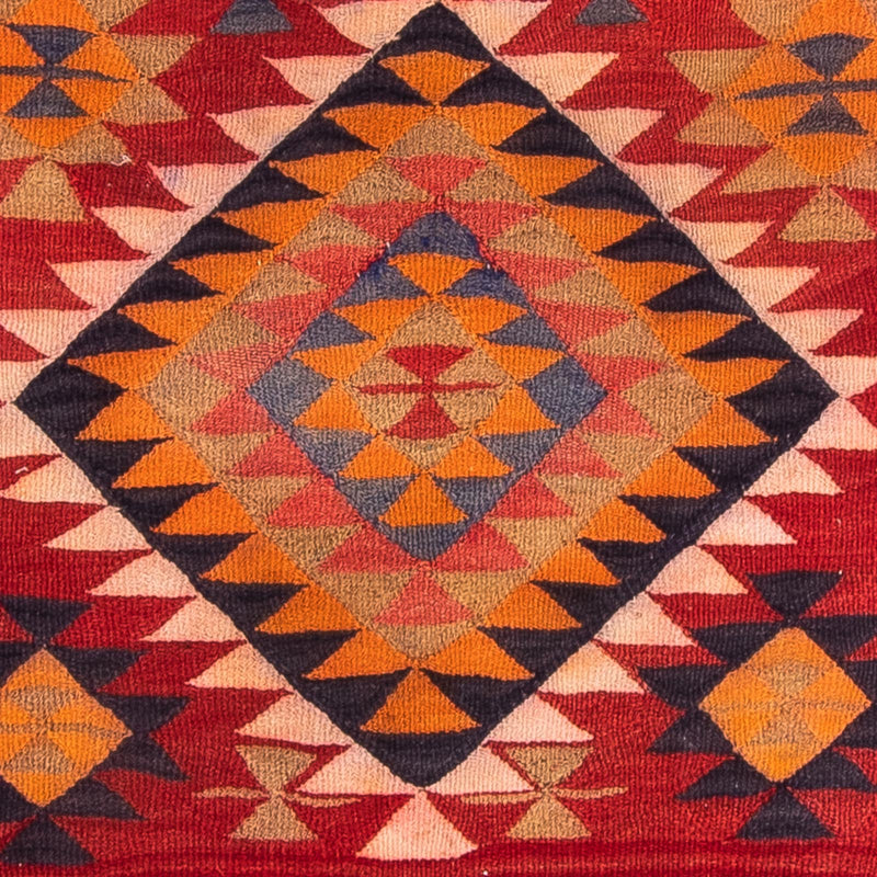 Tapis de couloir Tapis Kelim - Vieux - 380 x 135 cm - multicolore