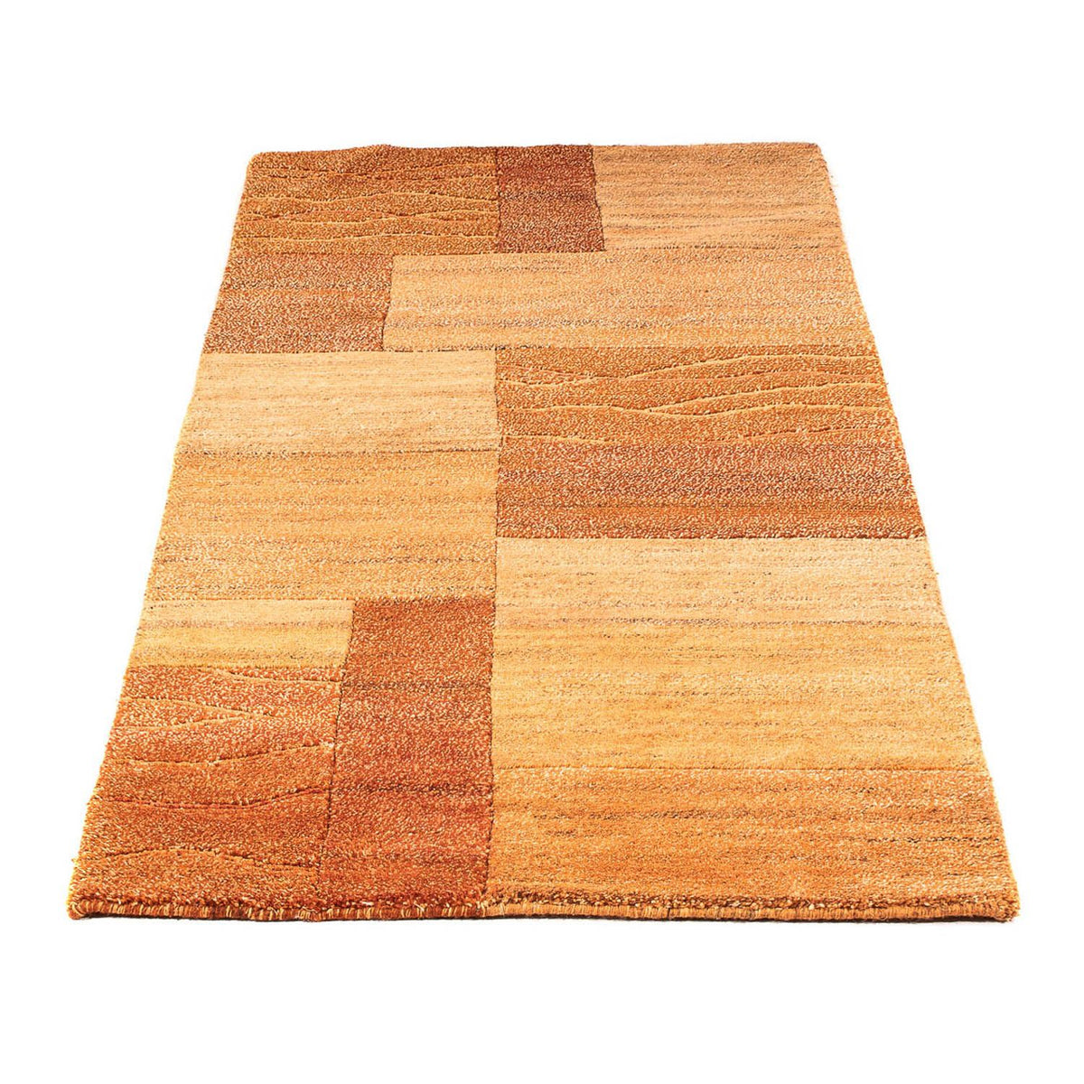 Tapis Népalais - 198 x 84 cm - orange