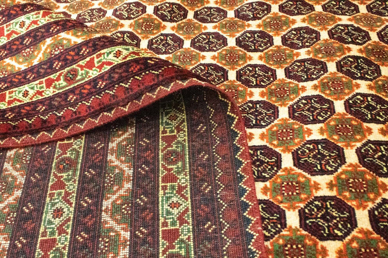 Tapis afghan - Boukhara - 300 x 202 cm - rouge