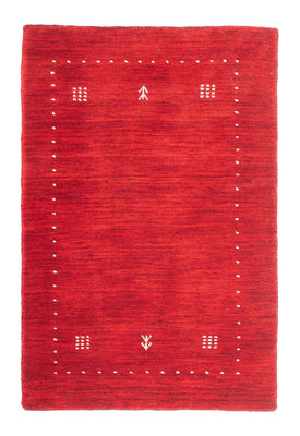 Tapis Gabbeh - Indus - 90 x 60 cm - rouge