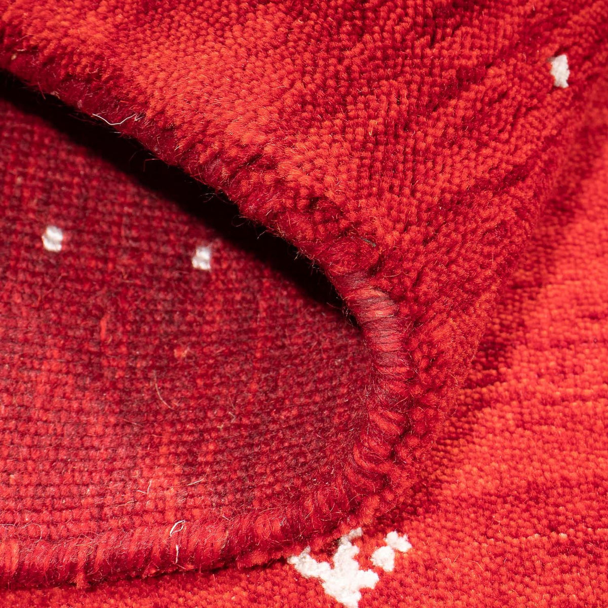 Tapis Gabbeh - Indus - 90 x 60 cm - rouge