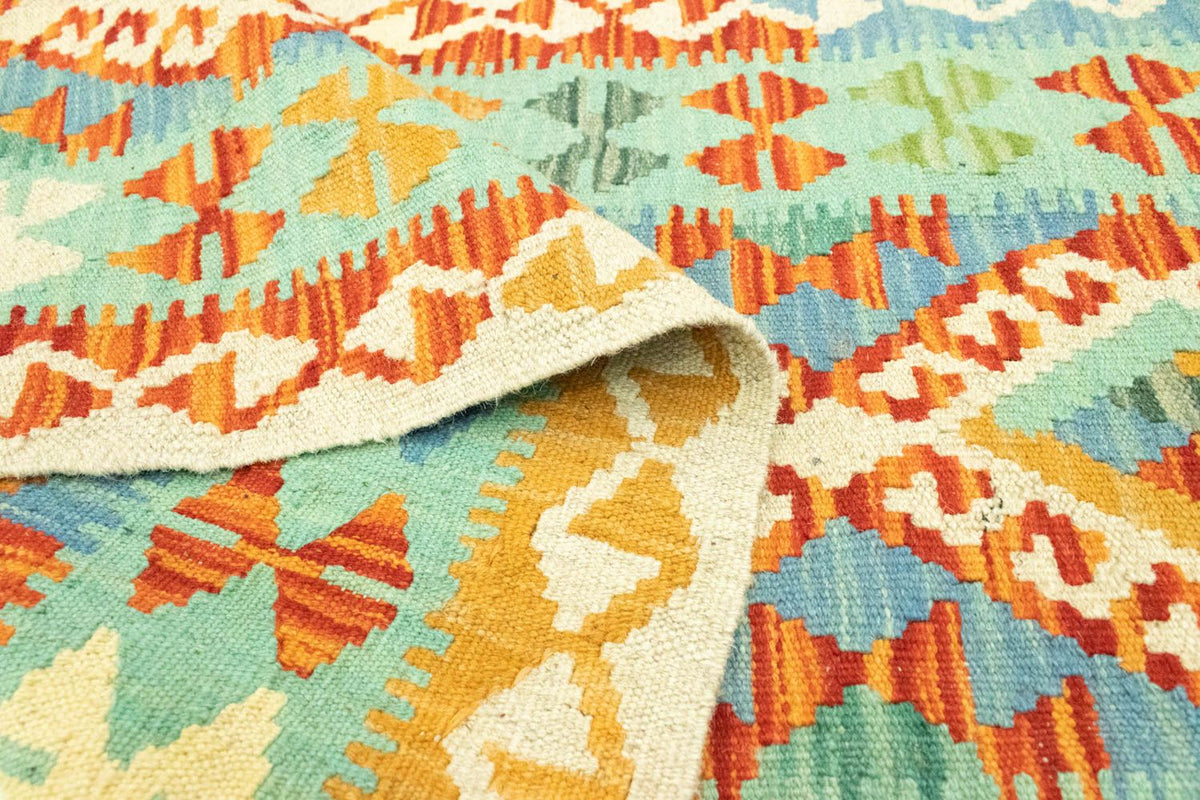 Tapis de couloir Tapis Kelim - Oriental - 200 x 68 cm - colorée