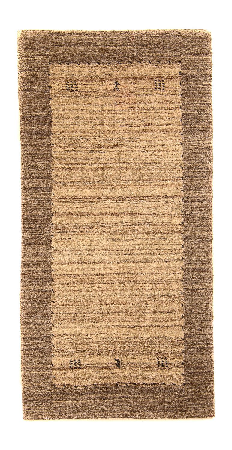 Tapis Népalais - 142 x 70 cm - marron clair