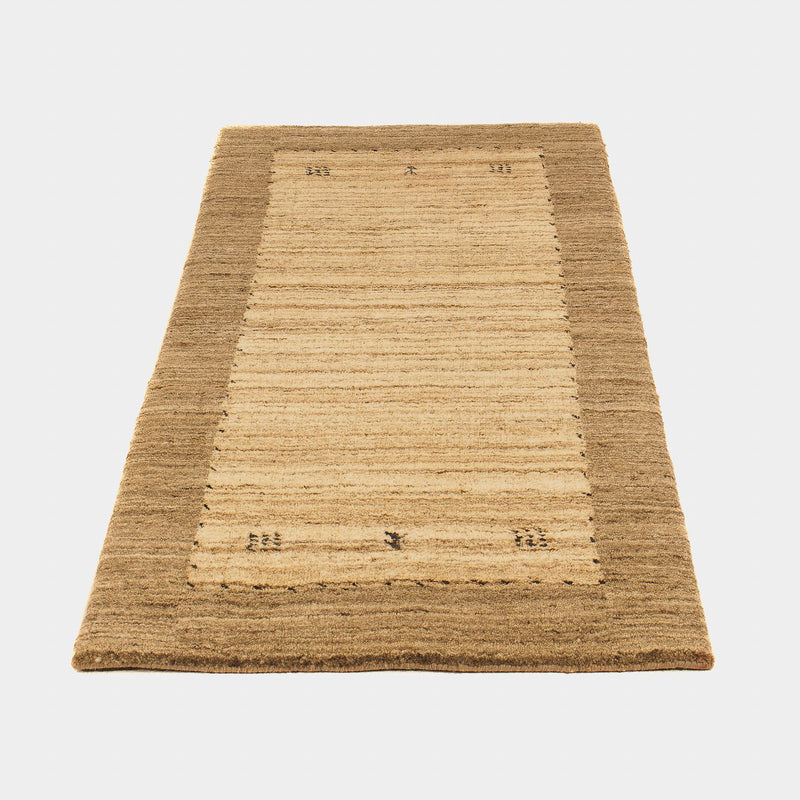 Tapis Népalais - 142 x 70 cm - marron clair
