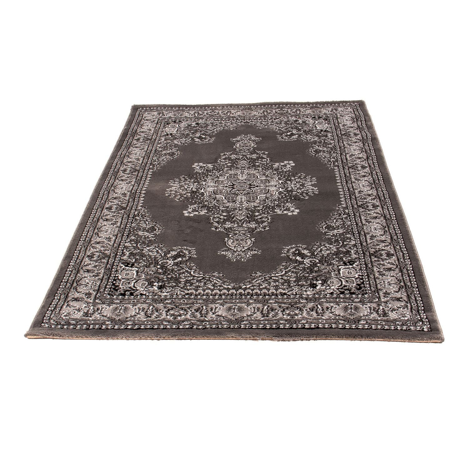 Tapis moderne - 170 x 120 cm - marron foncé