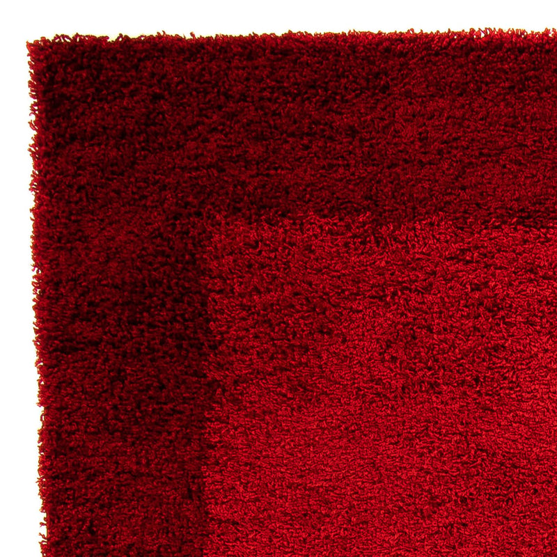 Tapis à poils longs - 230 x 160 cm - rouge foncé