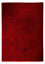 Tapis à poils longs - 290 x 200 cm - rouge foncé