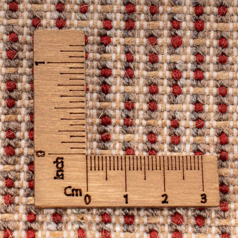 Tapis à poils longs - 290 x 200 cm - rouge foncé