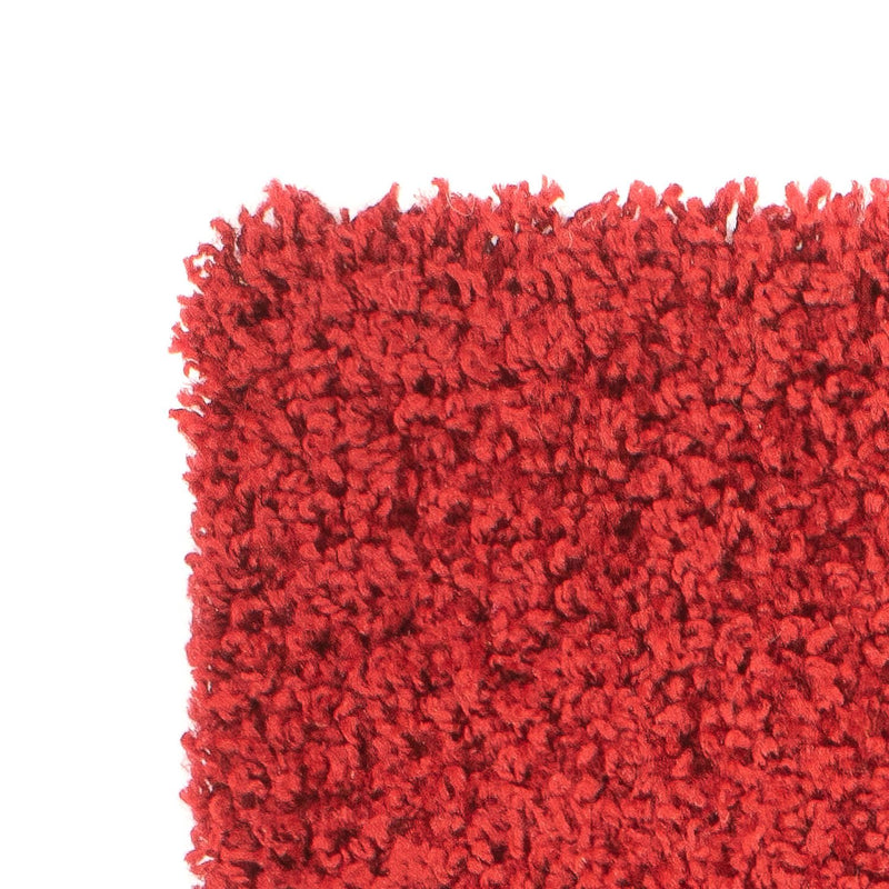 Tapis à poils longs - 110 x 60 cm - rouge