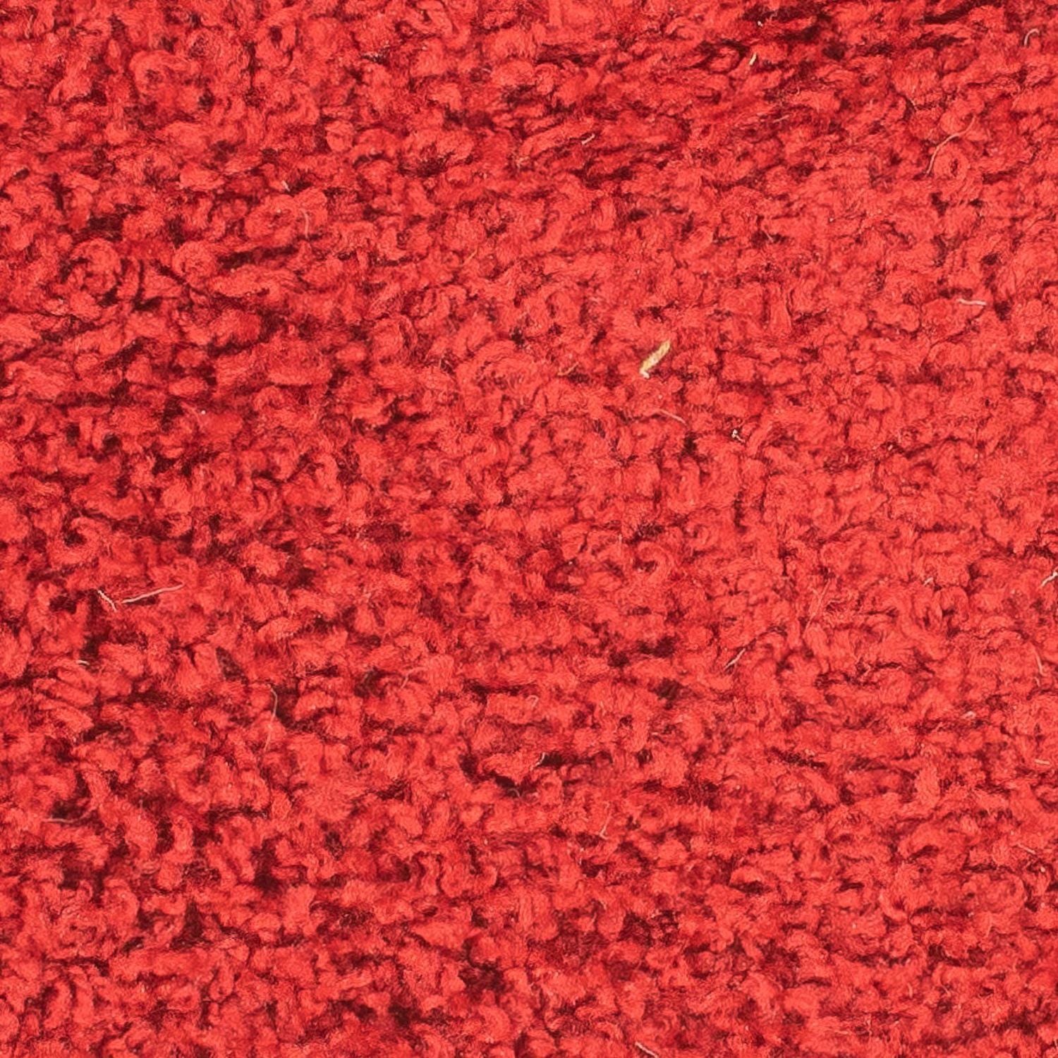 Tapis à poils longs - 110 x 60 cm - rouge