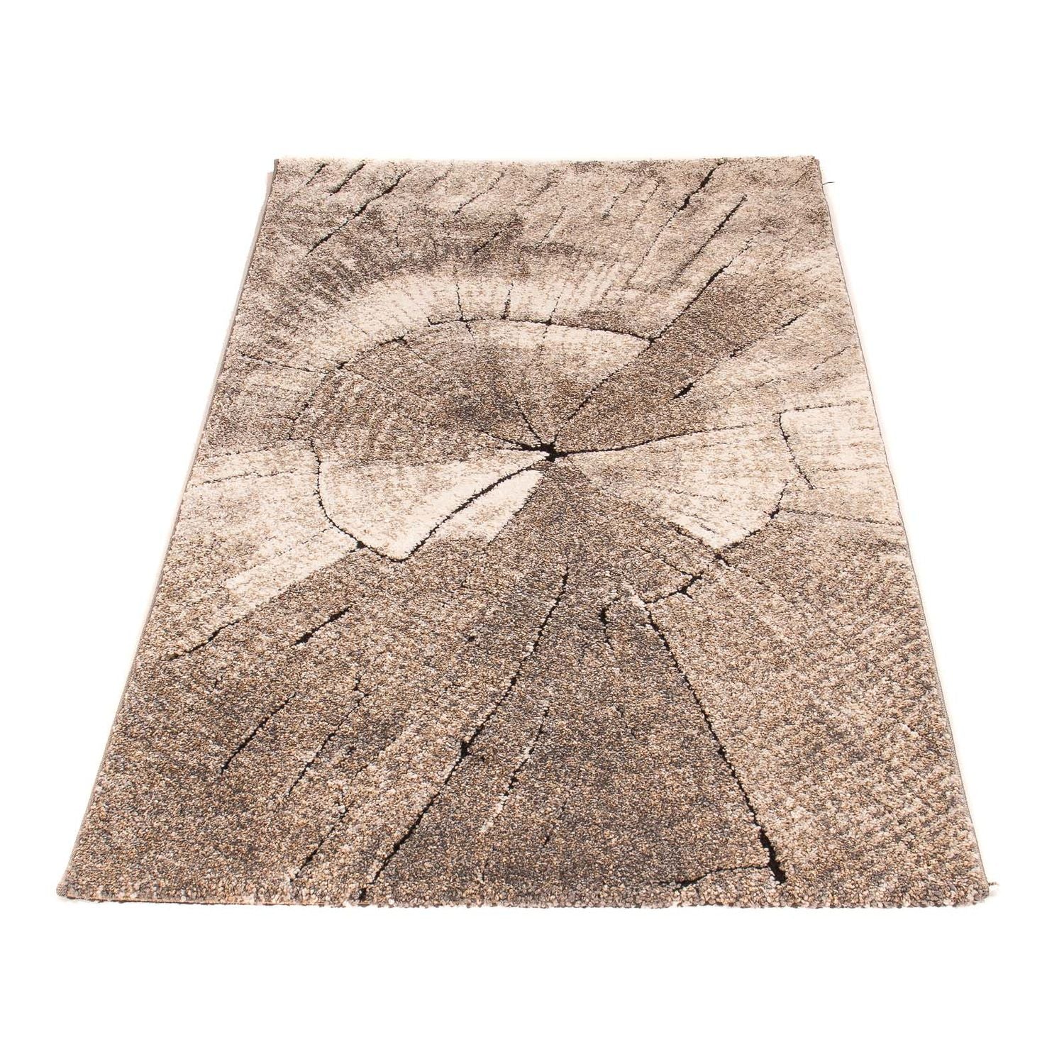 Tapis moderne - 150 x 80 cm - marron clair