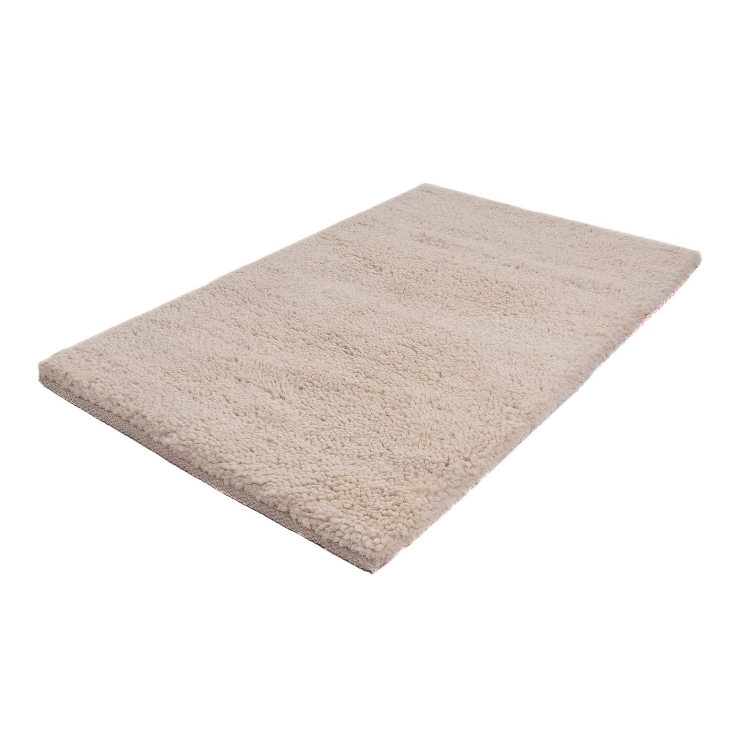 Tapis berbère carré  - 120 x 120 cm - beige