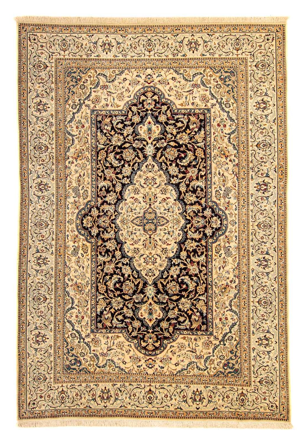 Tapis persan - Nain - Royal - 309 x 204 cm - beige