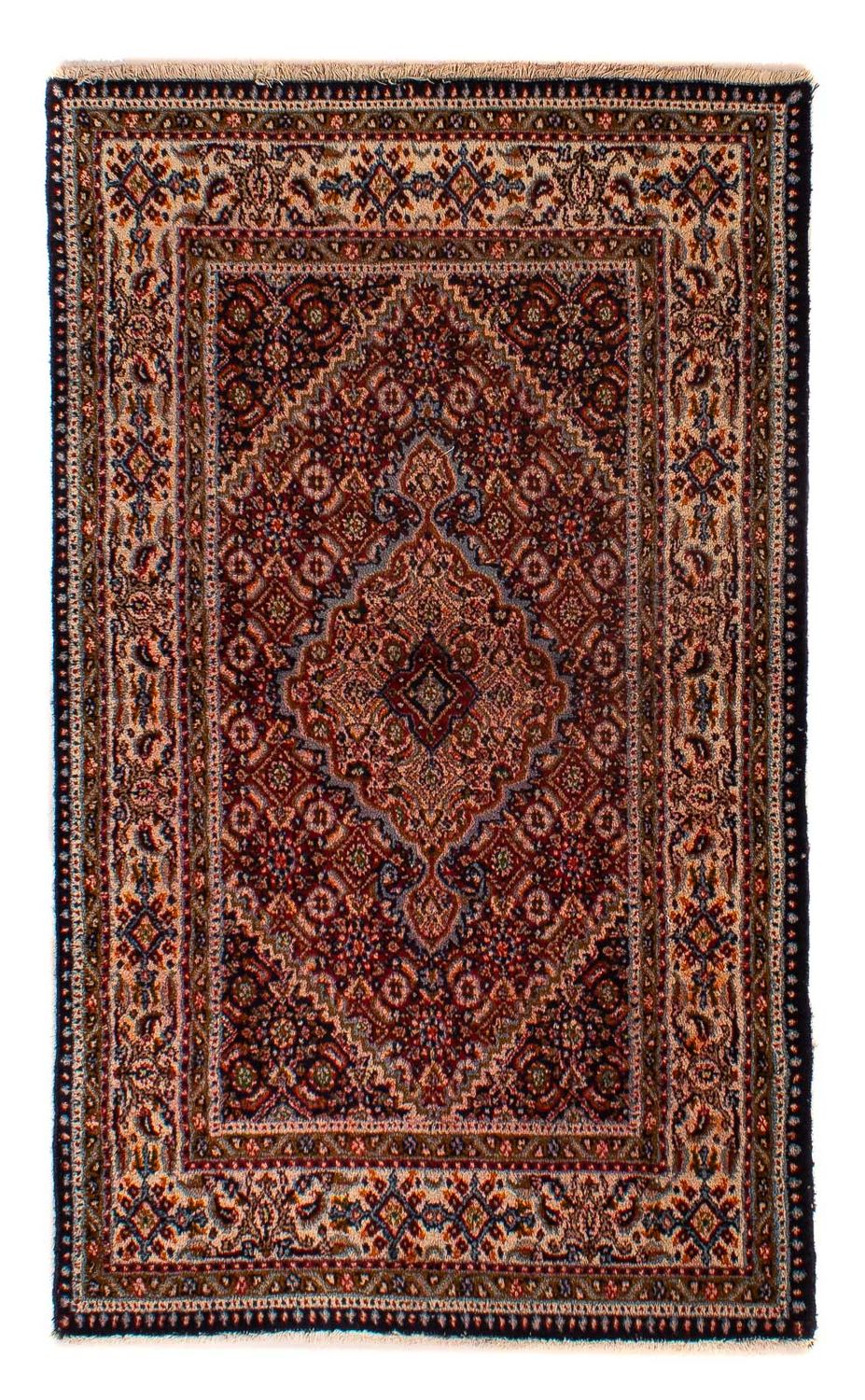 Tapis persan - Classique - 130 x 74 cm - bleu foncé