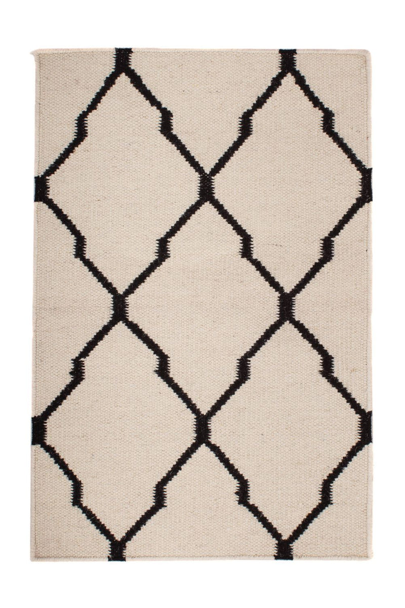 Tapis Kelim - Tendance - 95 x 60 cm - beige