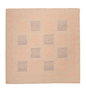 Tapis Kelim - Tendance carré  - 60 x 60 cm - multicolore