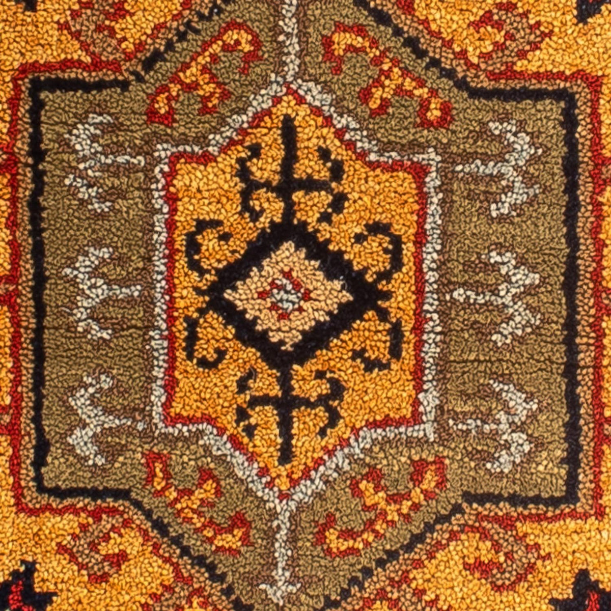 Tapis de couloir Tapis Ziegler - Kazak - 202 x 65 cm - rouille