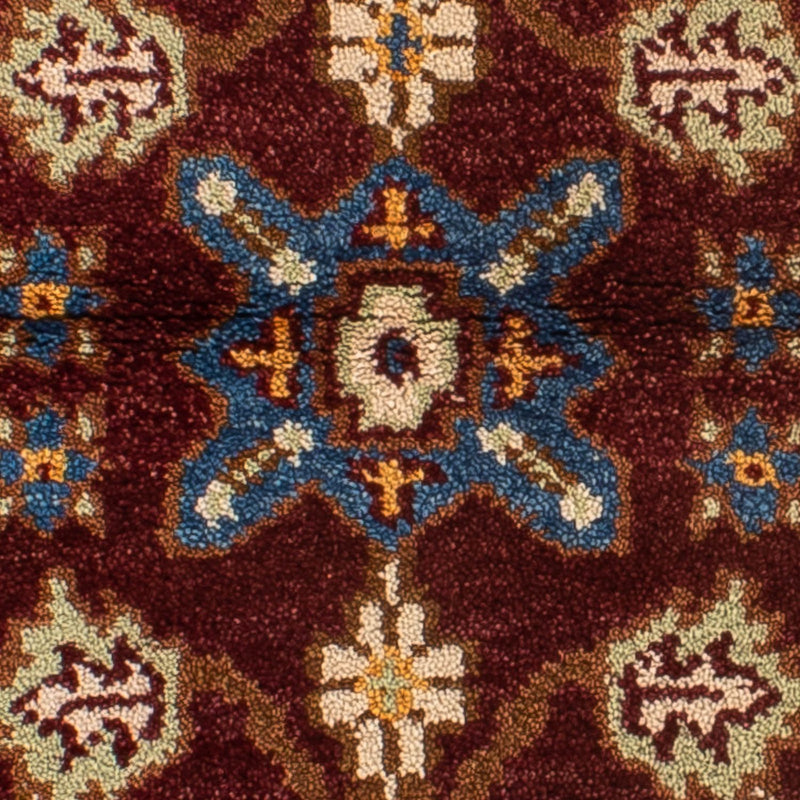 Tapis de couloir Tapis Ziegler - Kazak - 201 x 65 cm - rouge foncé