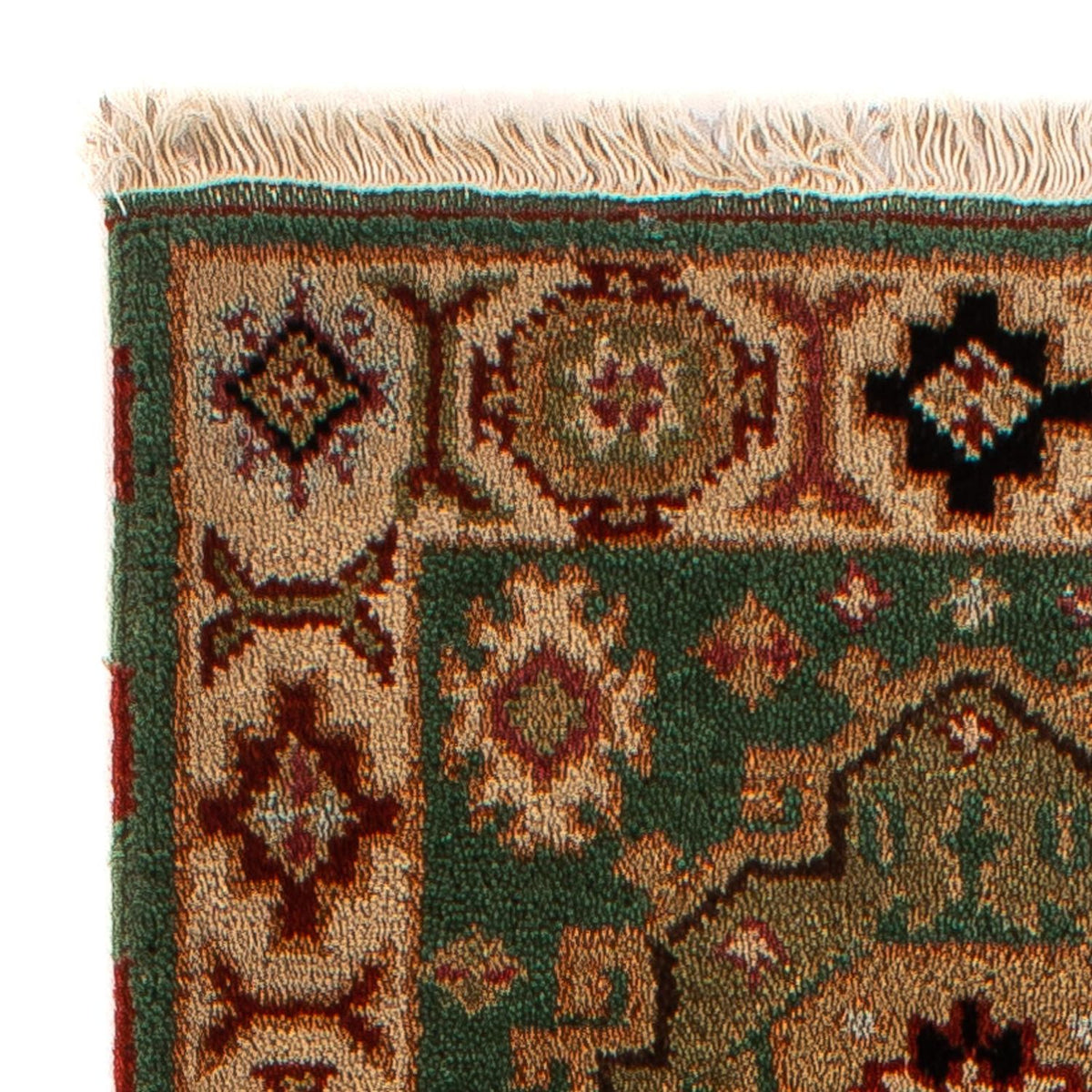 Tapis de couloir Tapis Ziegler - Kazak - 205 x 62 cm - vert