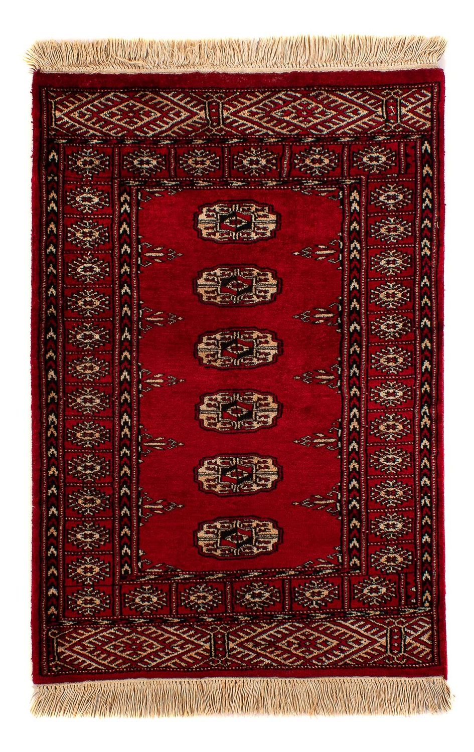 Tapis Pakistani - 115 x 78 cm - rouge foncé