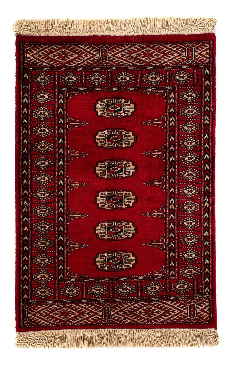 Tapis Pakistani - 115 x 78 cm - rouge foncé