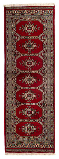 Tapis de couloir Tapis Pakistani - 192 x 64 cm - rouge foncé