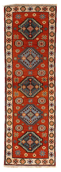 Tapis de couloir Tapis Ziegler - Kazak - 202 x 64 cm - rouille